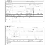 사업계획점검표